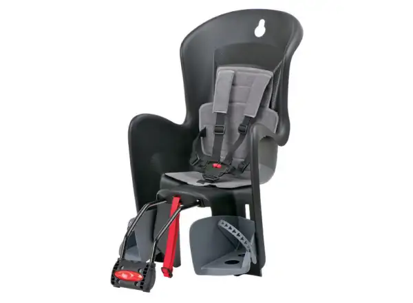 Polisport Bilby Kinderfahrradsitz schwarz-grau