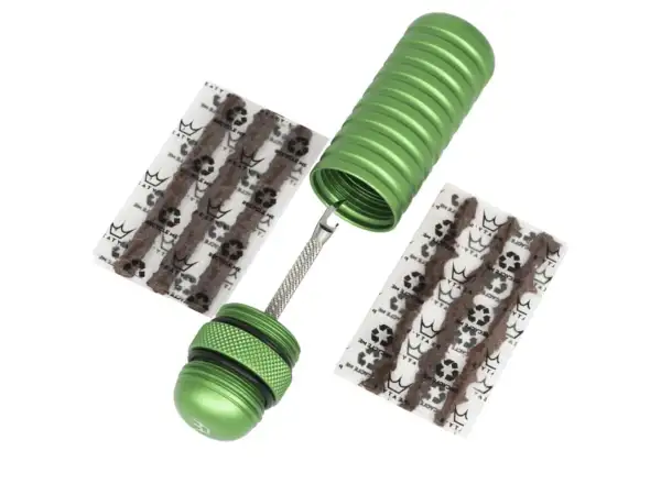 Peatys Holeshot Reparaturset für Tubeless-Reifen Emerald.