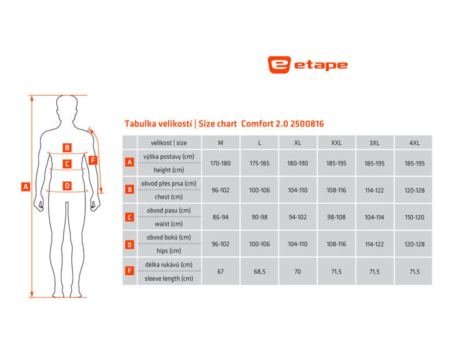 Etape Comfort 2.0 Herren-Trikot langarm schwarz/gelb fluo