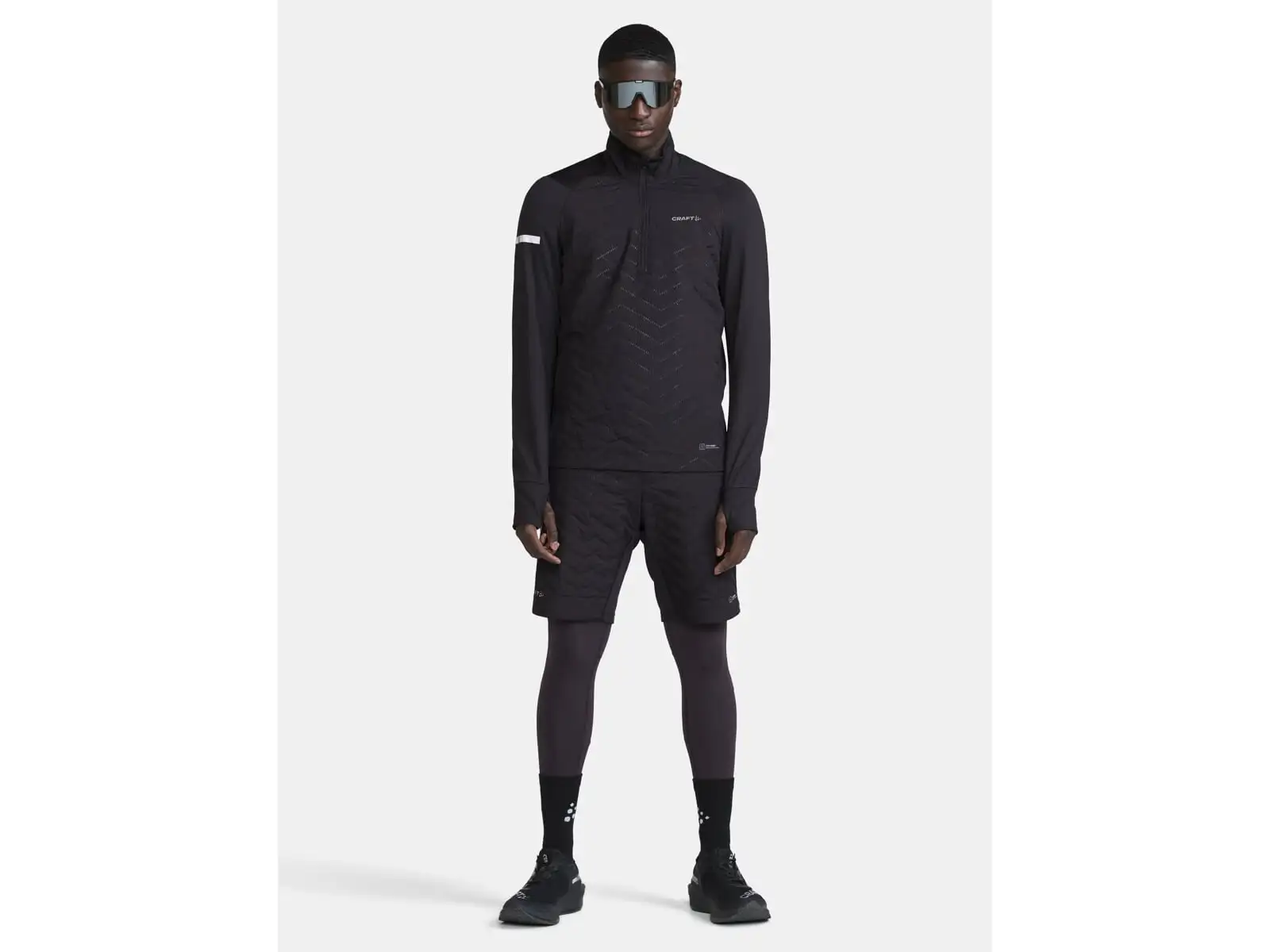 Craft ADV SubZ Sweater Herren Laufjacke Black
