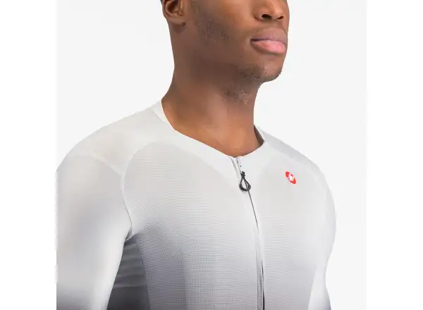 Castelli UPF Herren Trikot Kurzarm Silver Grey