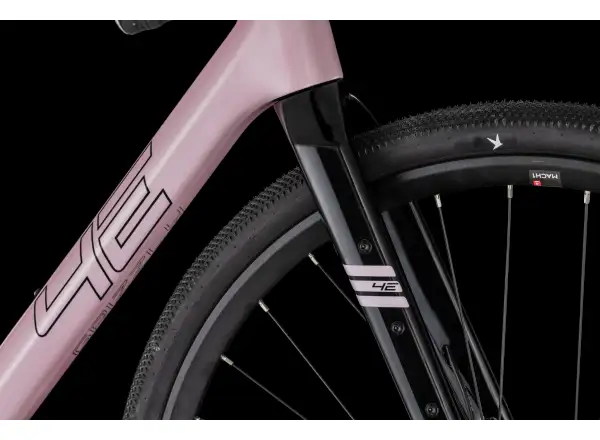 4Ever Grizzly Elite Gravelbike coral / black
