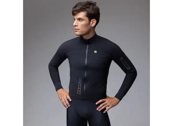Alé R-EV1 Thermo Shield Herren Winter-Fahrradjacke Black