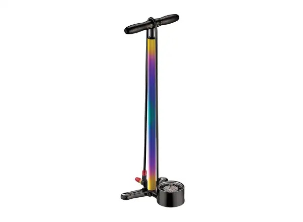 Lezyne Classic Floor Drive 3.5 Werkstattpumpe Special Edition in Neo Metallic