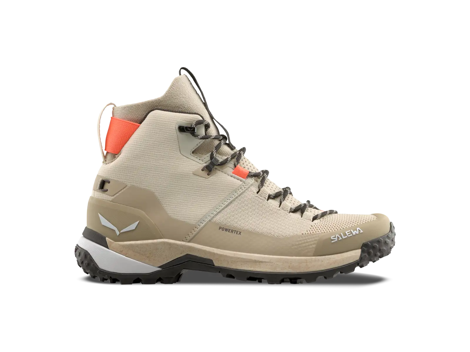 Salewa Puez Knit Mid PTX Damen Outdoor-Schuhe Oatmeal/Quicksand