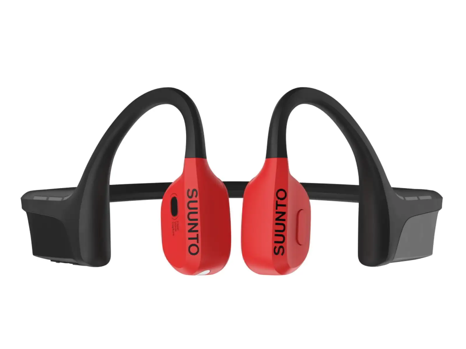 Suunto Wing Kopfhörer mit Ladestation in Lava Rot
