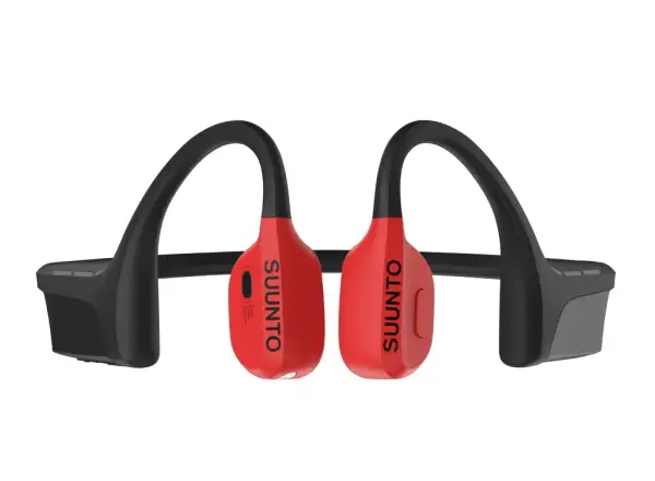 Suunto Wing Kopfhörer mit Ladestation in Lava Rot