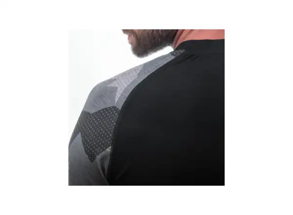Sensor Merino Impress Herren Thermounterwäsche Langarm schwarz/Camo