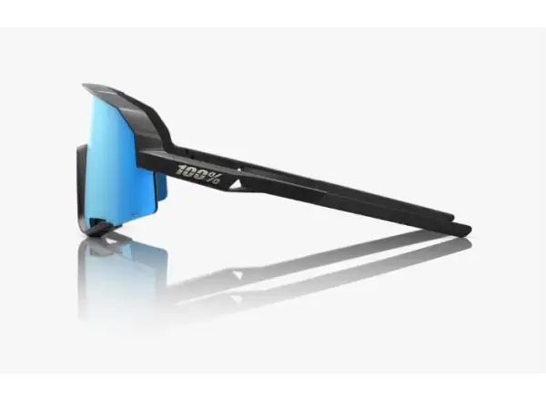100% Slendale Brille Matte Black/HiPER Blue Multilayer Spiegel