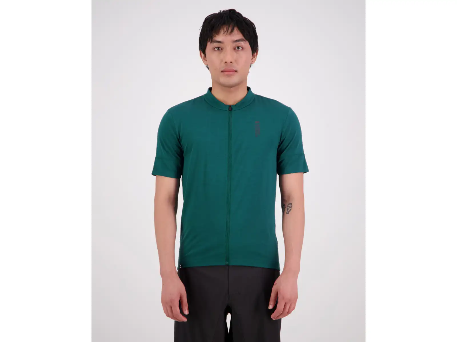 Mons Royale Roam Cargo Merino Shift Herren T-Shirt mit kurzen Ärmeln Evergreen
