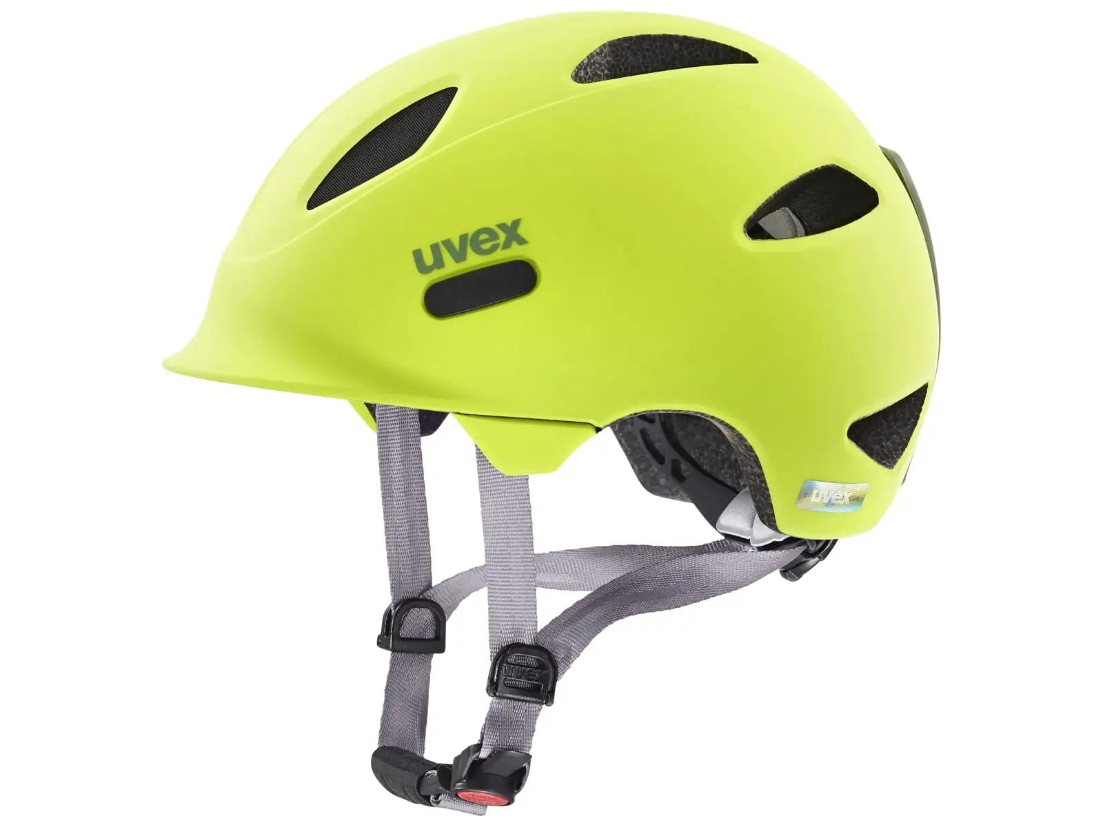 Uvex Oyo Kinderhelm Neon Yellow/Moss Green Matt