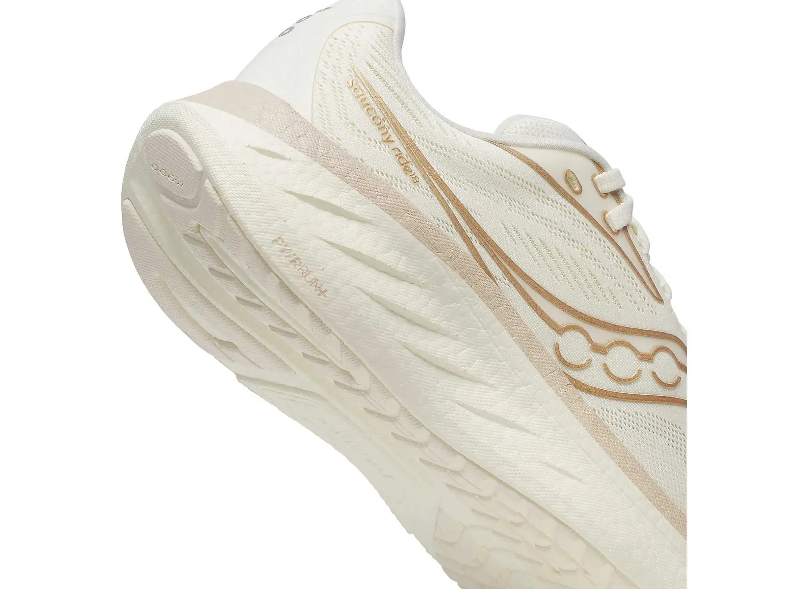Saucony Ride 18 Damen Laufschuhe Vanilla