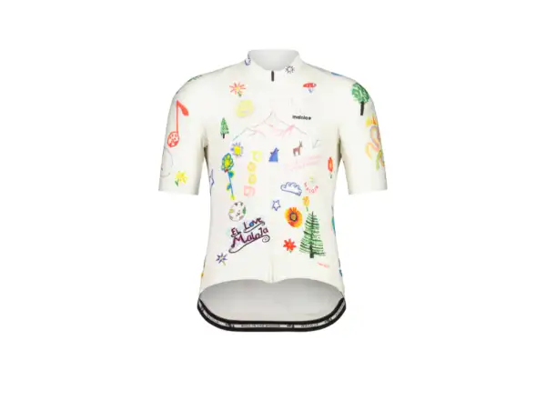 Maloja GatterlM. Herren-Trikot kurzarm Glacier Milk multi