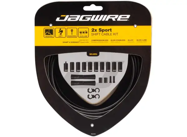 Jagwire UCK302 2x Sport Shift Kit, schwarz