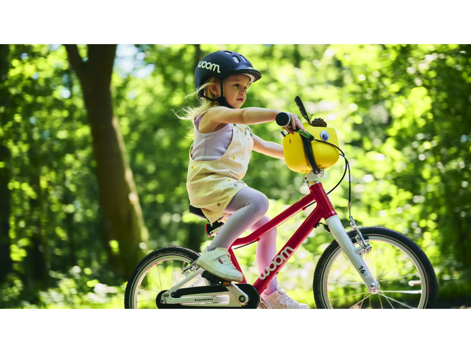Woom GO 3 Metallic Blue 16 Kinderfahrrad