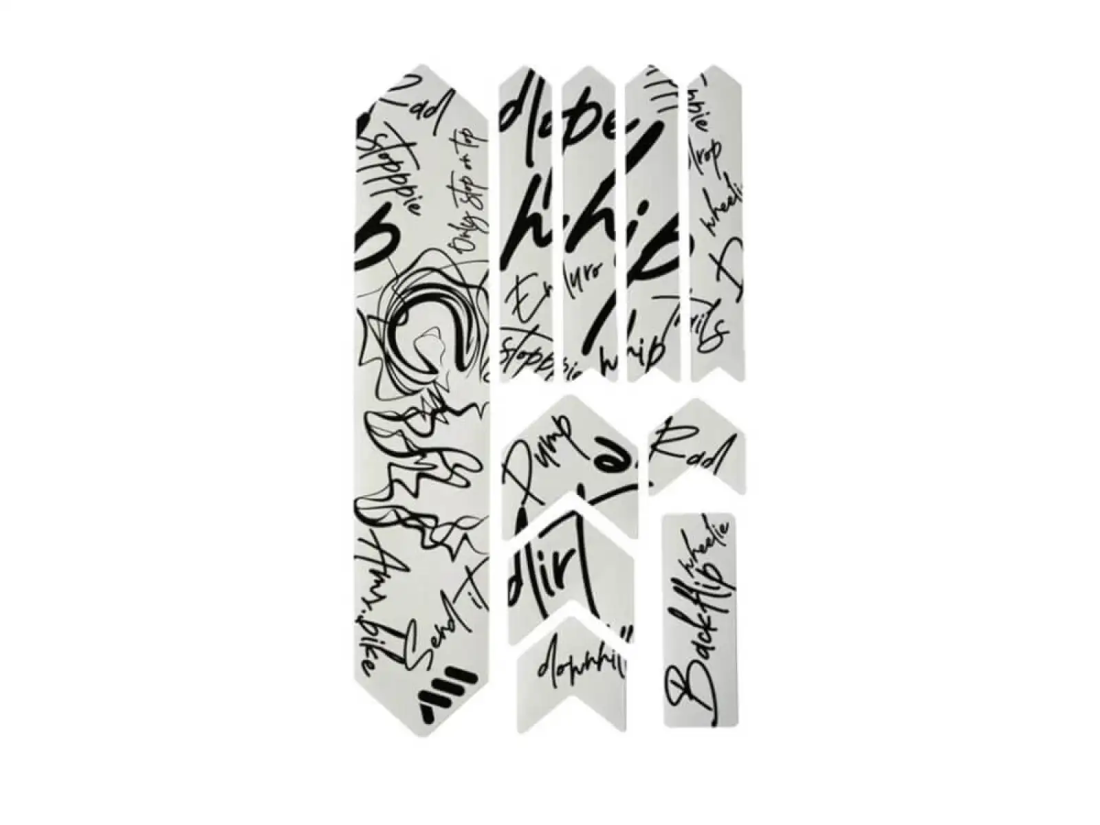 All Mountain Style Rahmen-Schutzaufkleber Extra Signature Black