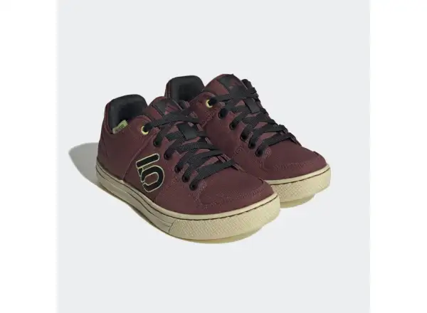 Five Ten Freerider Canvas MTB Damen Schuhe Quiet Crimson/Black/Lime