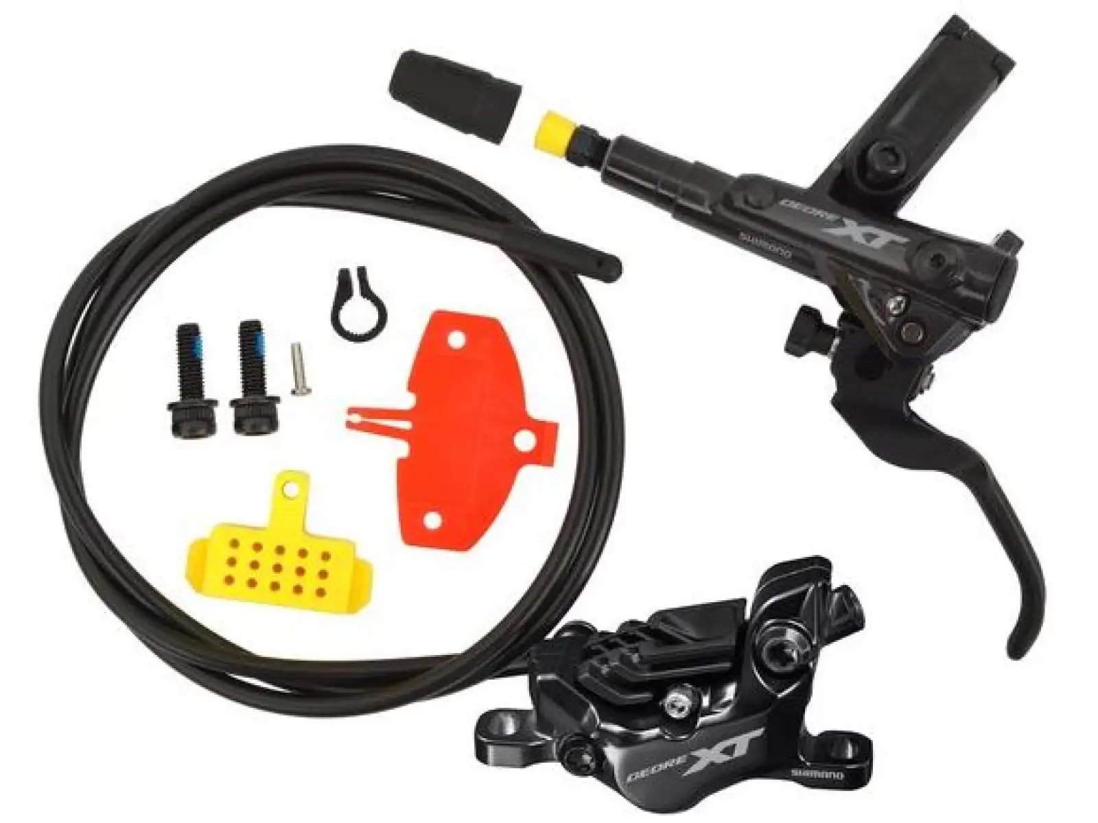 Shimano XT BR-M8120 Vordere Scheibenbremse - N04C Bremsbeläge mit Kühlrippen