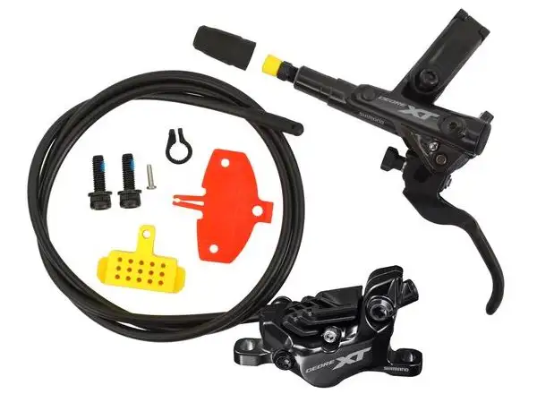 Shimano XT BR-M8120 Vordere Scheibenbremse - N04C Bremsbeläge mit Kühlrippen