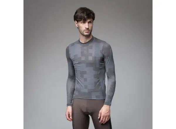 Alé Intimo Knitted Herren Unterhemd lange Ärmel Grey