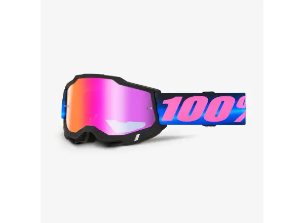 100% Accuri 2 Downhill-Brille Superdome/Dark Red Mirror Lens