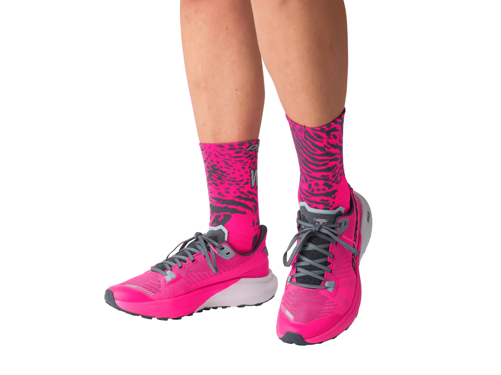 Dynafit Run Wild Crew Laufsocken Pink Glo/0720