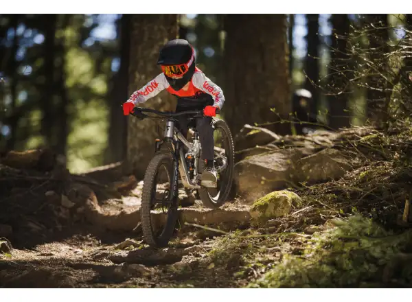 Giant Faith 24 Kinder Fully Fahrrad Raw Aluminium