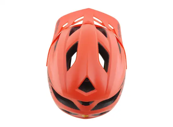 Troy Lee Designs Flowline Mips Kinderhelm Point Coral/Charcoal