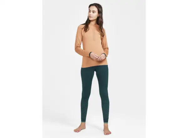 Craft ADV Warm Intensity Damen Langarmshirt Orange.