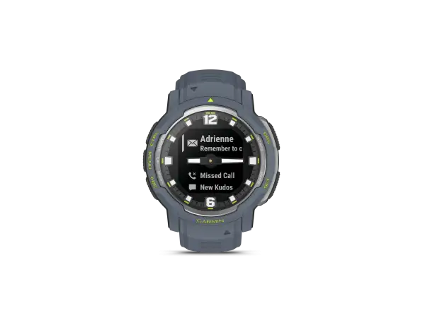 Garmin Instinct Crossover Standard Edition Smartwatch Blue Granite
