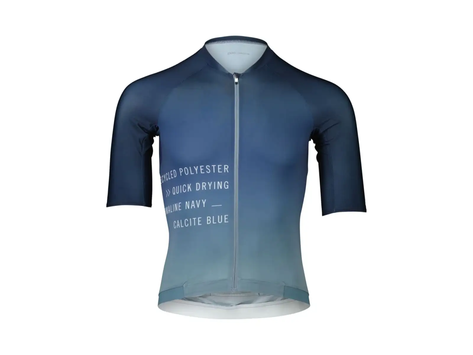 POC Pristine Print Herrentrikot Kurzarmtrikot gradient turmalin navy