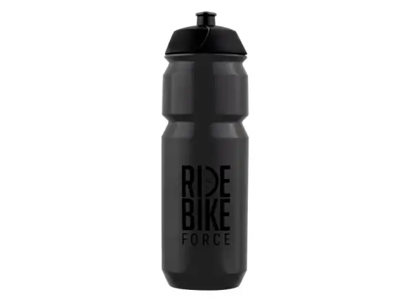 Force Divide Fahrradflasche 750 ml transparent schwarz/schwarz