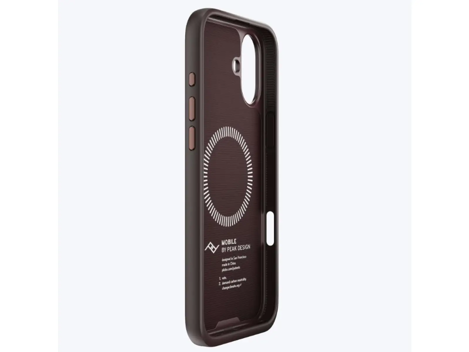 Peak Design Mobile Everyday Fabric Case iPhone 16 Plus Hülle für das Mobiltelefon Eclipse.