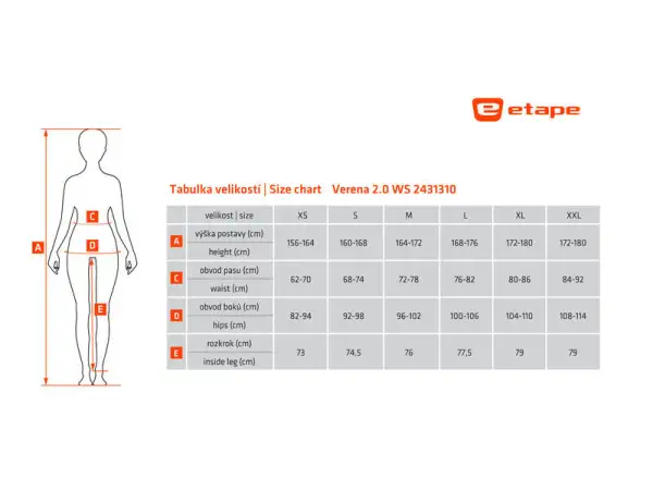 Etape Verena 2.0 WS Damenhose schwarz