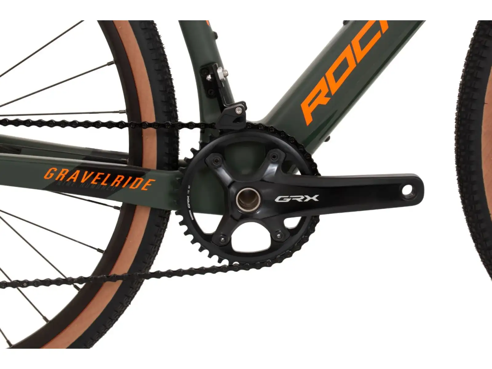 Rock Machine Gravelride CRB 900 in khaki/orange gravel bike.