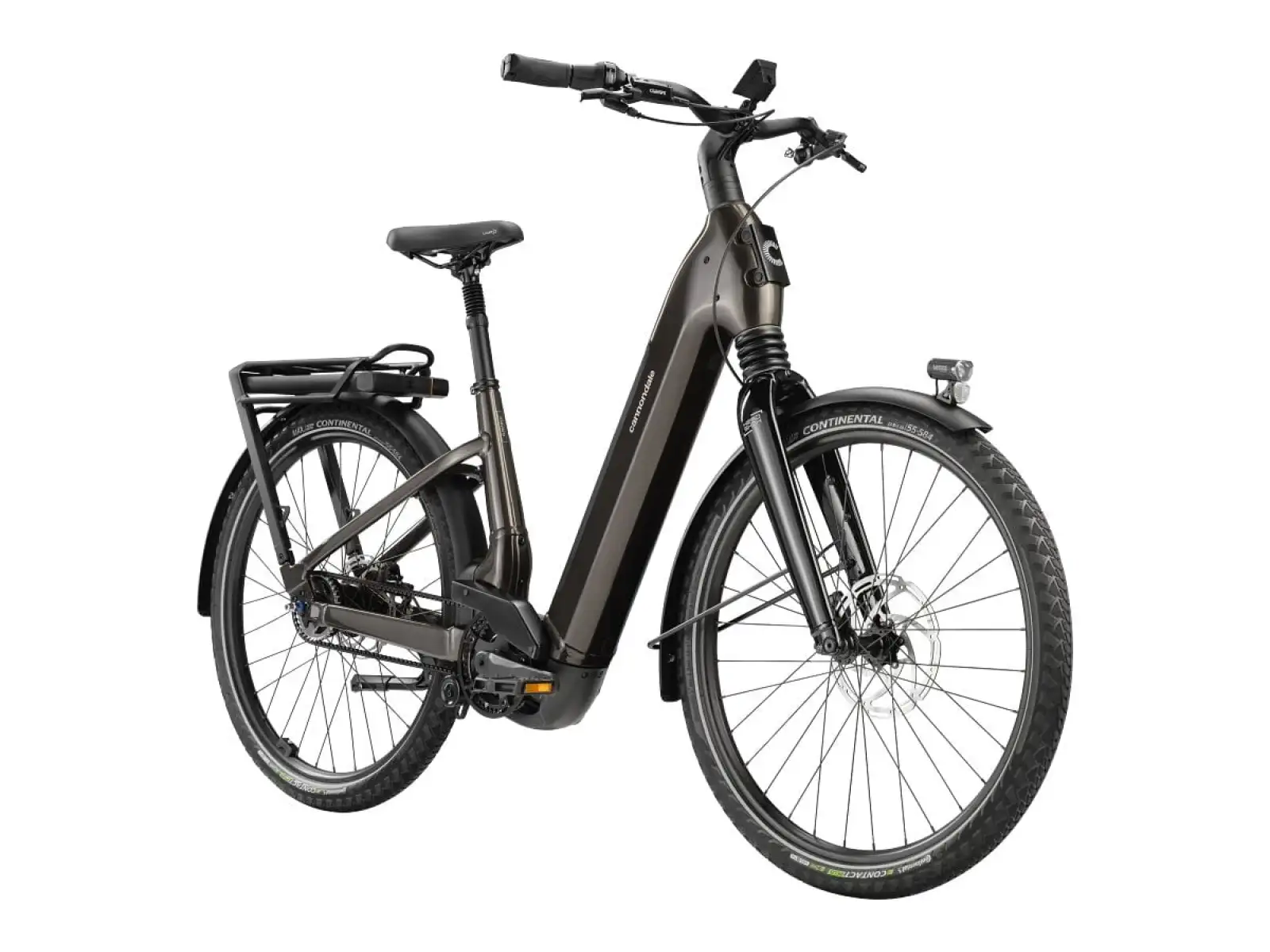 Cannondale Mavaro 2 LSTH Black City-Elektrofahrrad mit tiefem Einstieg