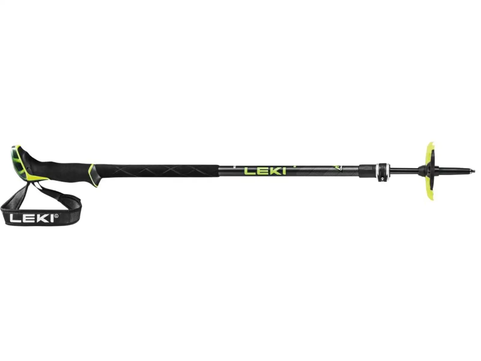 Leki Guide 2 Skistöcke Schwarz/Neon Gelb/Dunkelanthrazit Größe 110 - 150 cm