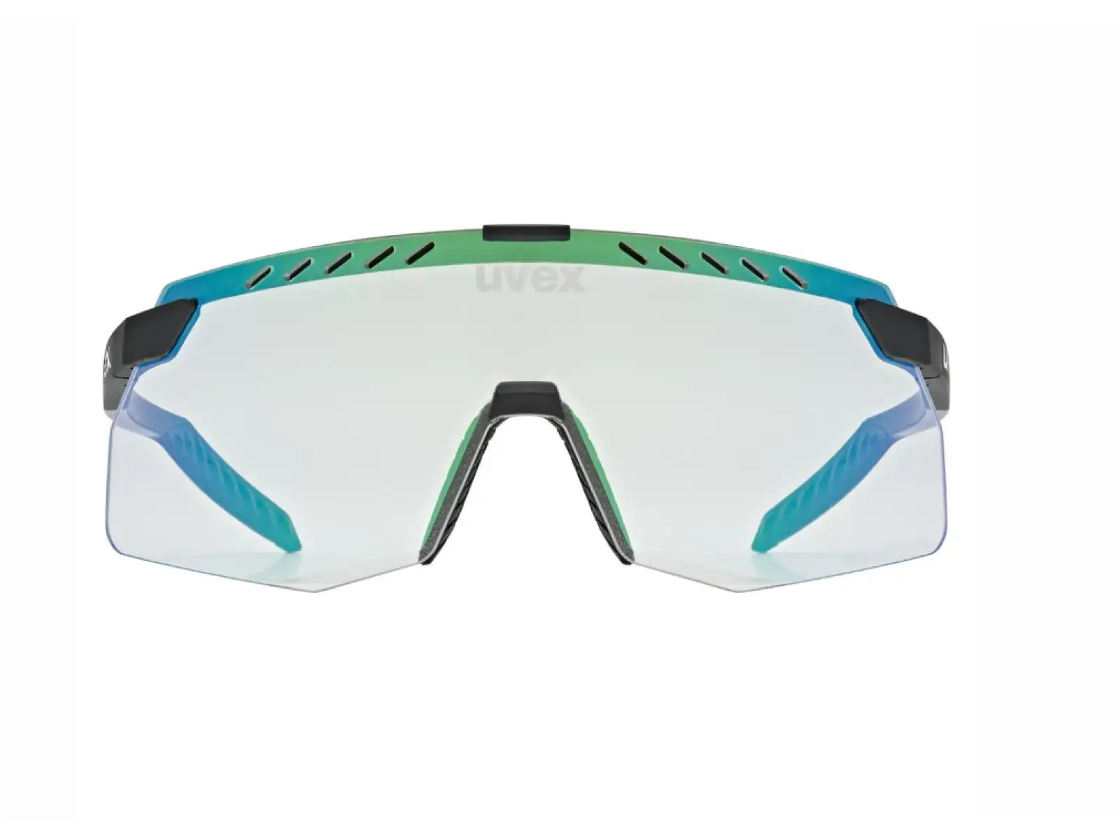 Uvex Pace Stage Variomatic Small Brille Black Matt/Mirror Green