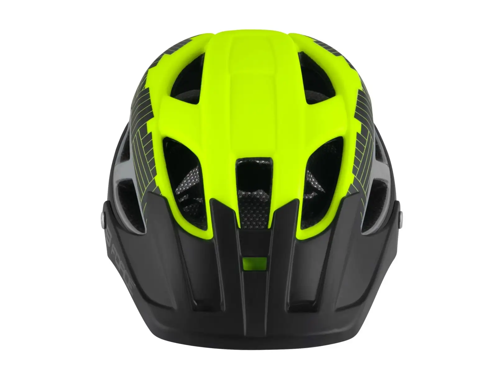 Force Aves MTB Helm neon/schwarz matt