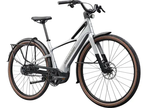 Cannondale FlyingV 1 Silver leichtes E-Bike für die Stadt