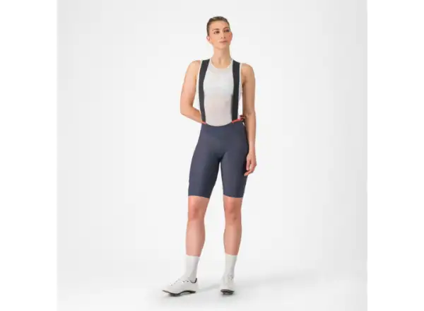 Castelli Prima 2 DT Damen-Trägerhose Twilight Blue/Hibiscus