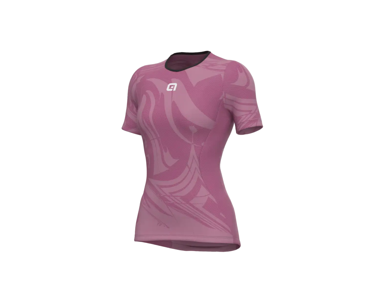 Alé Intimo Etesia Frauen T-Shirt Kurzarm Rotlila.