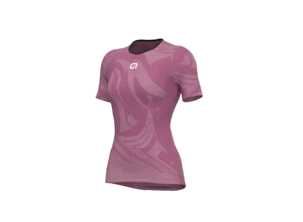 Alé Intimo Etesia Frauen T-Shirt Kurzarm Rotlila.