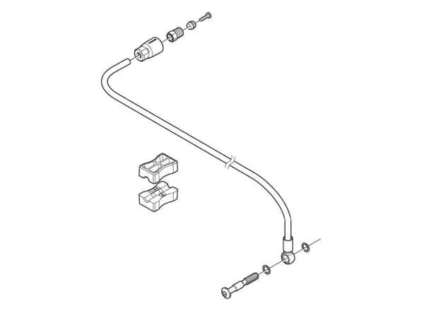 Shimano SM-BH90-SBM Bremsleitung 1700 mm hinten