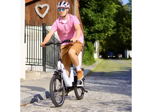 Ecobike Rhino Cruise 630 Wh Arctic weiß faltbares Elektrofahrrad