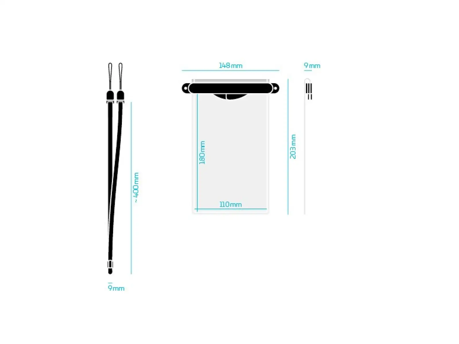 Fidlock Hermetic Hülle Medi Transparent