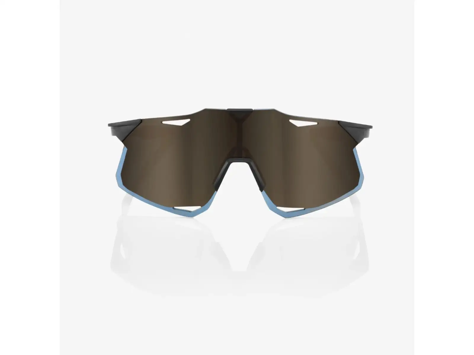 100% Hypercraft Sportbrille Matte Black/Soft Gold.