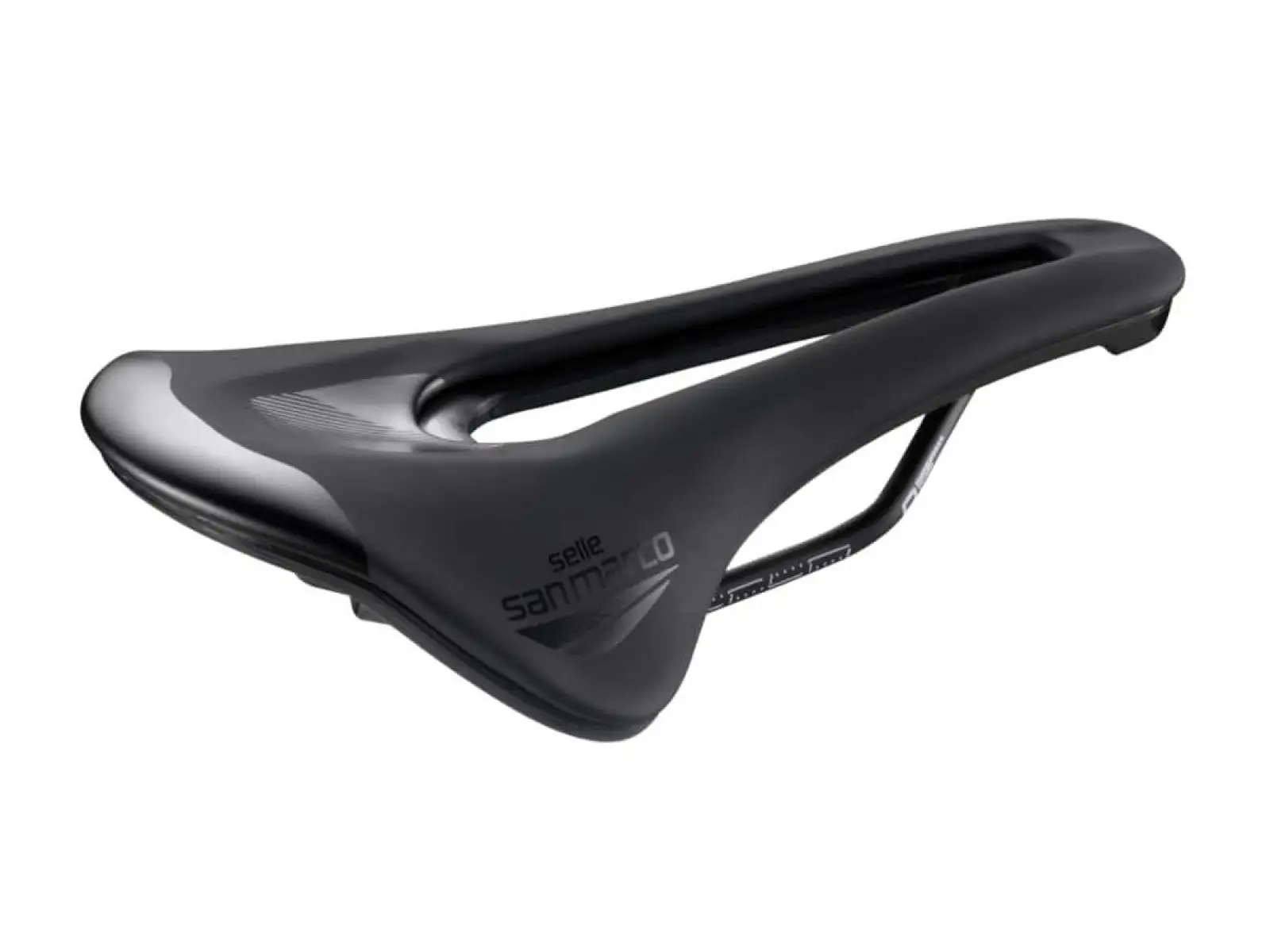 Selle San Marco Shortfit 2.0 Open-Fit Dynamic Narrow Sattel Schwarz