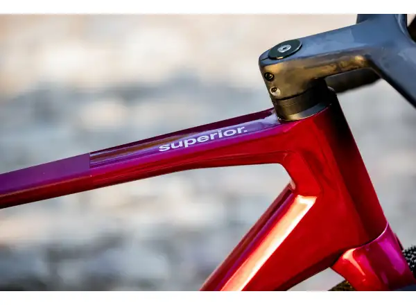 Superior X-Road 9.7 GR Gravelbike in mattem Beeren-Carbon