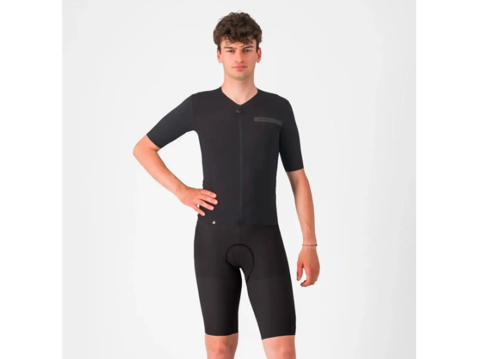 Castelli Premio Evo Herren-Shorts mit Einsatz und Trägern Black